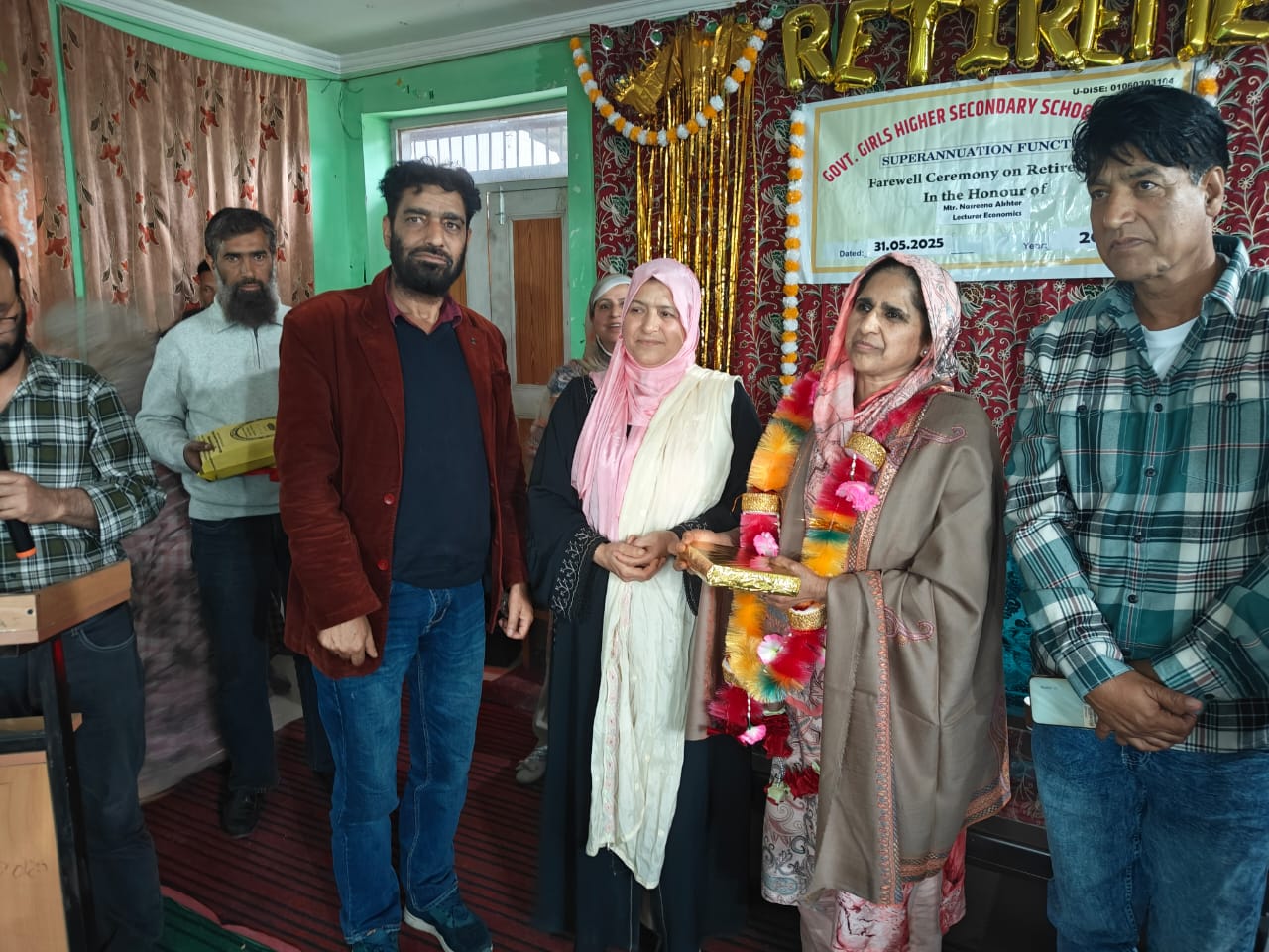 Nasreena Akhter, Superannuation Ceremony